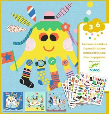 Produktbild von Djeco-Sticker 3-6: Stickerbilder Meerestiere