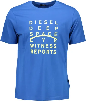 Produktbild von Diesel Herren KURZARM-T-SHIRT Blau S4ELT-JUST_2B12585_BLU8II : Größe - XL Größe: XL