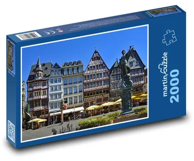 Obrázok produktu pre Puzzle 2000 Historické námestie vo Frankfurte - martinpuzzle