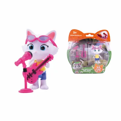 Obrázok produktu pre Smoby 44 Cats hracia figúrka Milady s basovou gitarou, hracia figúrka, zberateľská figúrka, hračka, deti, 7600180111
