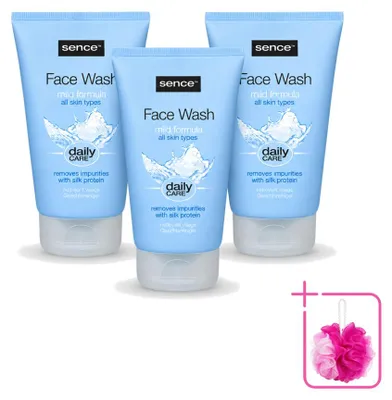Produktbild von 3 x Sence Gesichtsreiniger für alle Hauttypen - 150 ml - Sparpackung - 3 Stücke