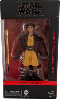Immagine prodotto di Star Wars The Black Series, L'Accolito, Cavaliere Jedi Yord Fandar con spada laser, action figure, figura da collezione, Hasbro G00105X42