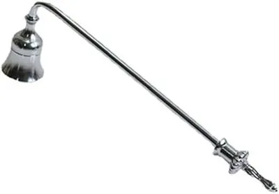 Productafbeelding van Kaarsenblusser Set - Kaars Accessoire - Veilig Doven - Lange Handgreep - 23 cm - Zilver