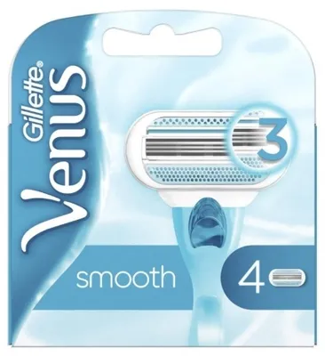 Produktbild von Gillette Venus Smooth Scheermesjes Voor Vrouwen - 4 Navulmesjes