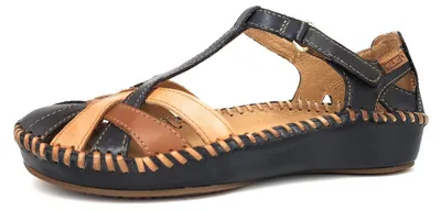 Image de Chaussures Pikolinos Vallarta pour femmes, chaussures basses, mocassins, bleues, pour le quotidien