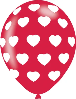 Produktbild von amscan 6 Latexballons Herzen