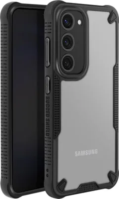Produktbild von Avizar, Hülle Galaxy S23 Stoßfest Matt Anti-Fingerabdruck, Schwarz