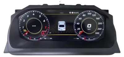 Obrázek produktu pro Digitální přístrojová deska, kompatibilní s vozy Volkswagen Škoda Superb 2010–2015, 12,3palcový HD displej, podpora více jazyků, pro model Caddy 2022–2025