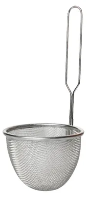 Produktbild von Nudelsieblöffel mit Haken, antihaftbeschichteter Edelstahl, oxidationsbeständig, Küchenhelfer L