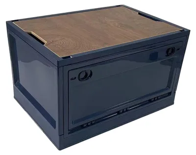 Produktbild von Campingbox stapelbar # CB27 Transportbox 50,5 x 36 x 29,5cm Blau