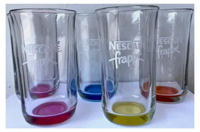 Produktbild von 5 Stück Griechisches Nescafe Frappe Originalglas - Neues Design