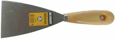 Image de Spatule de peintre avec manche en bois 80 mm