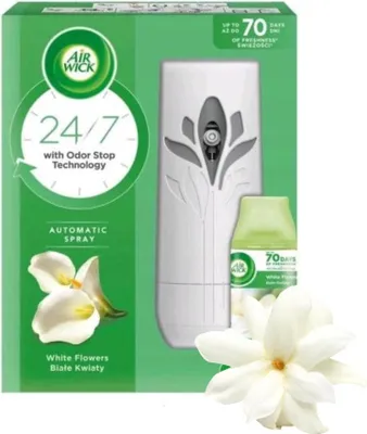 Zdjęcie produktu dla Odświeżacz powietrza z wkładem AIR WICK 250ml BIAŁE KWIATY DYFUZOR
