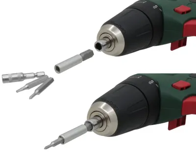 Produktbild von Adapter 1/4 Zoll auf 4 mm Mini Bits