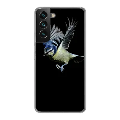 Produktbild von MuchoWow® Handyhülle Schutzhülle Hülle für Samsung Galaxy S22 Vogel - Federn - Porträt Silikon Softcase Handy Hülle - Mobiltelefonhülle