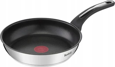 Produktbild von Tefal Emotion E3000604, Rund, Allzweckpfanne, Edelstahl, Titan, 175 °C, Edelstahl