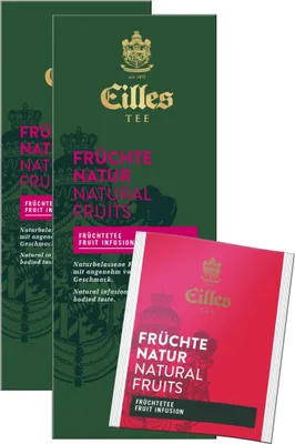 Produktbild von EILLES TEE Teebeutel Früchte Natur, Sparpack mit 2x25er Box