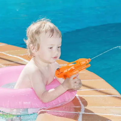 Produktbild von Wasserpistole - Spielzeug für Kinder - 12 Stück Wasserspritzpistolen - kleine Wasserpistolen - Strandwasserspritzpistole - Wasserblaster-Spielzeug für Sommer und Outdoor