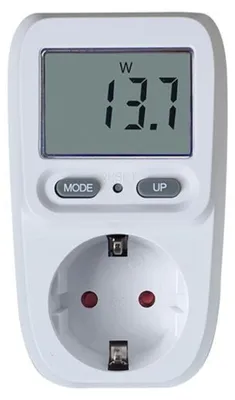 Image de Compteur de consommation d'énergie électrique GETI GPM02 avec prise SCHUKO
