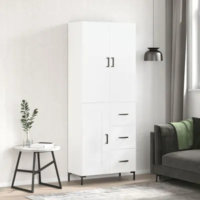 Produktbild von vidaXL Highboard Weiß 69,5x34x180 cm Holzwerkstoff