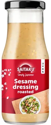 Produktbild von Saitaku Sesam Dressing geröstet 150 ml – cremig, nussig, ideal für Salate & Sushi