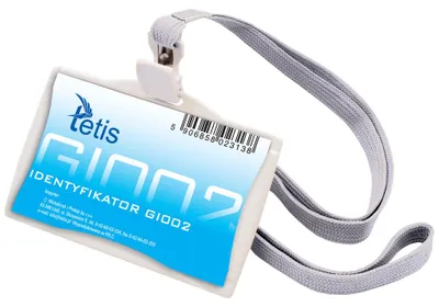 Zdjęcie produktu dla Identyfikator na smyczy 85x35mm TETIS