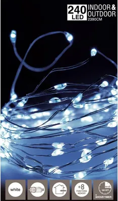 Produktbild von Lichterketten Girland 240 LED Kaltweiß