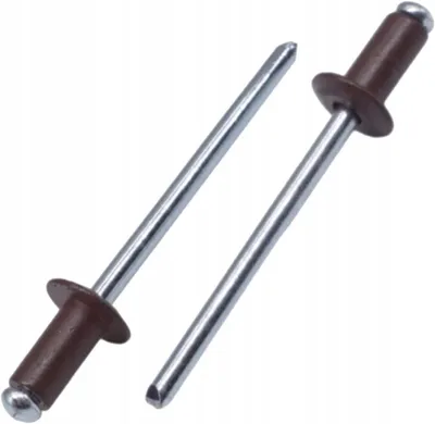 Produktbild von Lun Fix Blindnieten 100 Stück Braun 4x8 mm Aluminium-Stahl