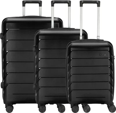 Produktbild von d&n Travel Line 4100 4 Rollen Kofferset 3-teilig