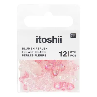Produktbild von itoshii Perlen-Set "Blüten Holographisch"