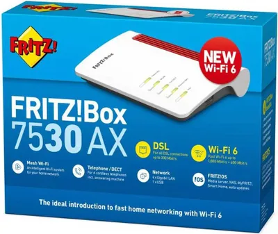 Obrázek produktu pro AVM FRITZ!Box 7530 ax International (nur nl/be) 20002944