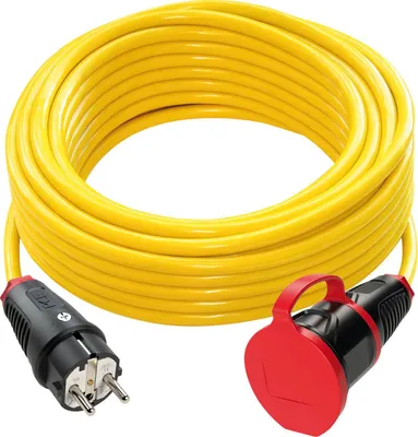Produktbild von PCE Verlängerungskabel N07V3V3 K35, IP44 Baustellenkabel 3G2.5 Länge 25 Meter
