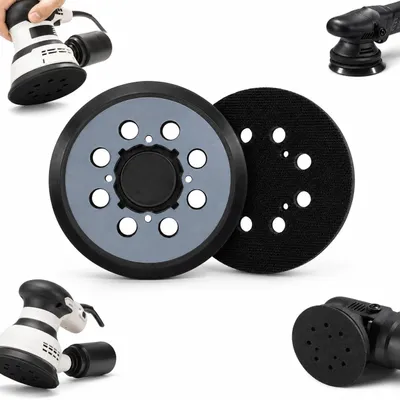 Produktbild von Set mit 2 Schleifscheiben, 125 mm Durchmesser, mit 8 Löchern, als Ersatz