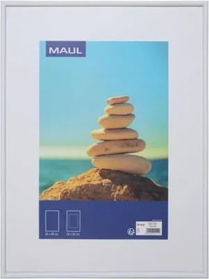 Produktbild von MAUL Bilderrahmen MAULart Kunststoff 30 x 40 cm, ca. A3 weiß