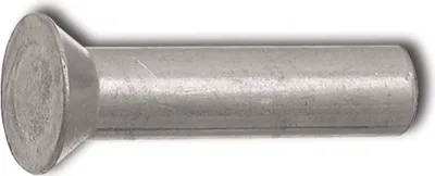 Produktbild von Senkkopfnieten (Vollnieten) ø 6 mm Länge 20 mm, Nieten DIN661 Aluminium blank