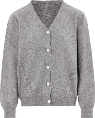 Image de Cardigan YASANNA pour femmes - gris chiné, XS/S