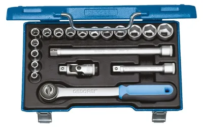 Image de Jeu de douilles 1/2" 19 pièces 19 JMU-3 Gedore | 4010886934746