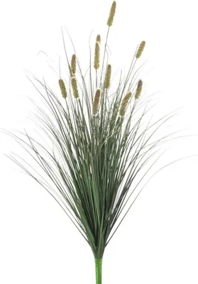 Produktbild von artplants.de Deko Hasenschwanzgras ELSAWE, Steckstab, Rispen, grün, 90cm - Künstliches Gras