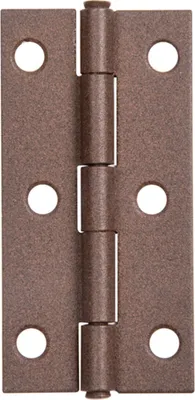 Produktbild von Alberts DURAVIS® Scharnier, schmal, rostbraun 80 x 40 x 1,25 mm