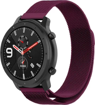 Produktbild von Strap-It Xiaomi Amazfit GTR Milanese Armband (Lila)