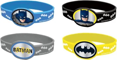 Immagine prodotto di 4 braccialetti di Batman