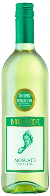 Obrázek produktu pro Barefoot Moscato California jemná sladká lahodná chuť 750ml balení 6 lahví