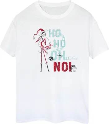 Produktbild von Disney - "The Nightmare Before Christmas Ho Ho No" T-Shirt für Damen BI41826 (5XL) (Weiß)