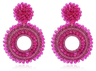 Produktbild von Boho Ohrringe Hängend für Damen Handgewebte Vantage Leichte Statement Ohrringe mit Perlen Modische Geschenke Schmuck