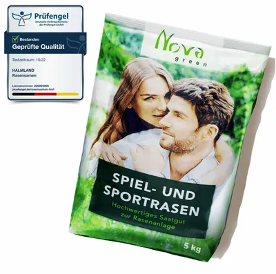 Produktbild von Premium Rasensamen 5kg schnellkeimend Sport und Spiel für 200m²