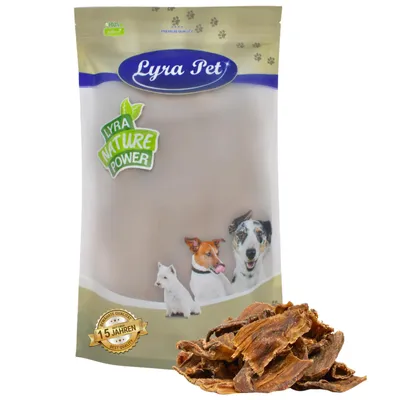 Produktbild von 1 kg Lyra Pet® Dörrfleisch Chips 4 - 10 cm