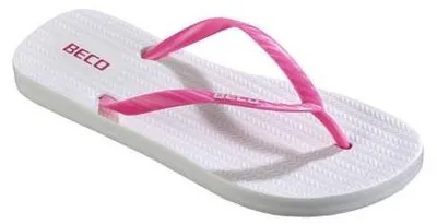 Produktbild von Beco Damen-Flip-Flops Sunshine | Weiß/Rosa