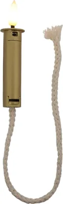 Produktbild von DECOSTAR LED Korken gold Öllampen-Optik 6/18h Timer mit 32cm Docht warmweiß