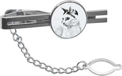 Productafbeelding van Japanse bobtail speld voor stropdas met kat Art-Dog