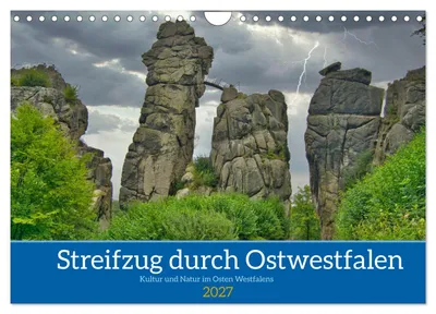 Produktbild von Streifzug durch Ostwestfalen (Wandkalender 2027 DIN A4 quer), CALVENDO Monatskalender